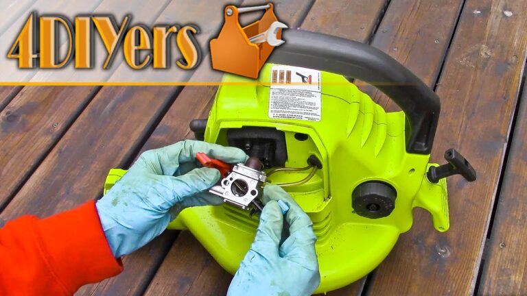 How to Clean a Leaf Blower Carburetor Without Removing It