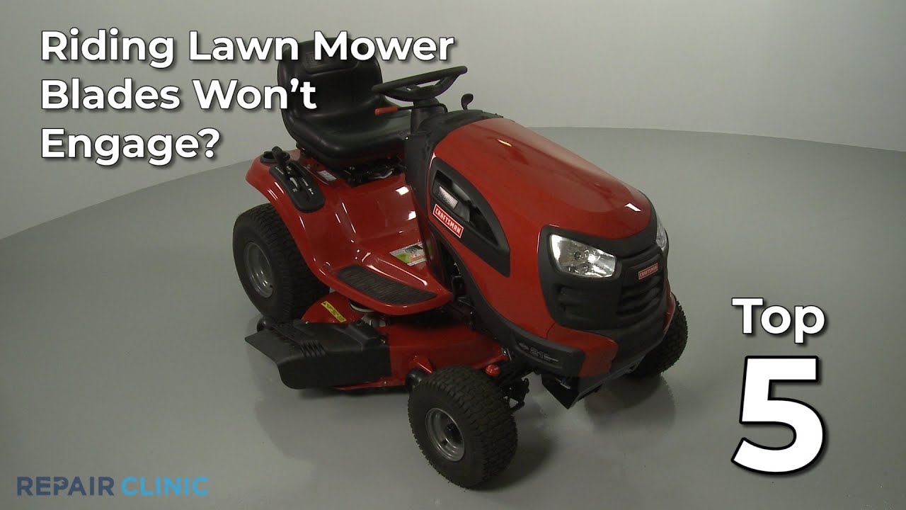How to Engage Blades on Riding Mower