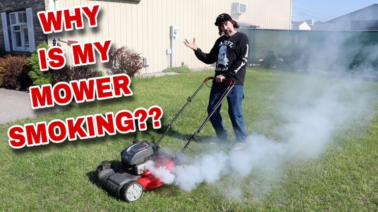 Why is My Lawnmower Smoking White Smoke